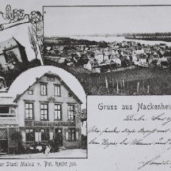 Nackenheim mit Gasthaus Zur Stadt Mainz